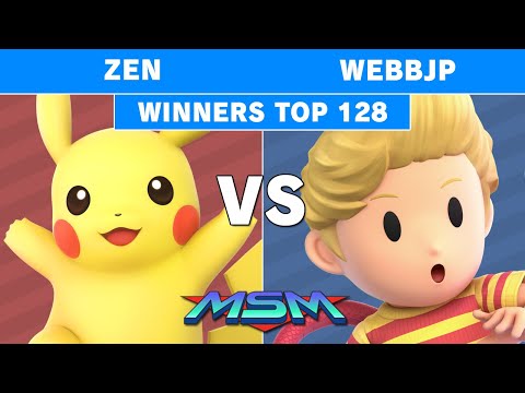 MSM Online 35 - Zen (Pikachu) Vs. PR - WebbJP (Lucas) Winners Top 128 - Smash Ultimate