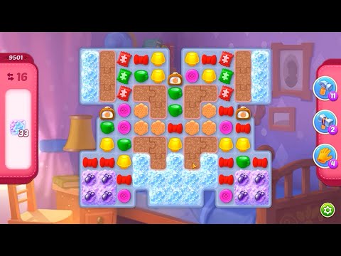 Homescapes level 9501 No Boosters Gameplay