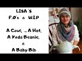 LISA'S F.O's & W.I.P- A Cowl, A Hat, A Yoda Beanie & Baby Bib LISA'S F.O's & W.I.P- A Cowl, A Hat, A Yoda Beanie & Baby Bib