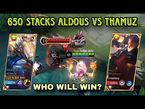 650STACKS ALDOUS VS THAMUZ,WHO WILL WIN?(BEST BUILD AND EMBLEM FOR ALDOUS) @nbamainhkum