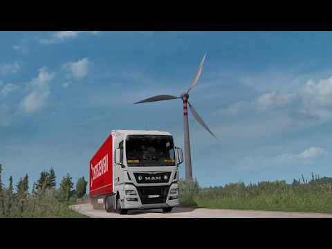 ETS 2 Open Beta 1.36 MAN TGX 18.440 Liepāja - Mažeikiai