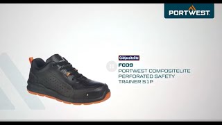 Bezpečnostné tenisky FC09 Portwest Compositelite Safety Trainer S1P Portwest