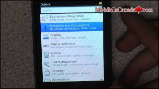 How to enter unlock code on BlackBerry Torch 9800 From Rogers - www.Mobileincanada.com