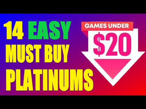 14 Easy Must Buy Platinum Games | Games Under $20 - 2022