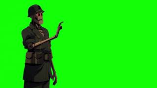 G.I. Robot “is this one a dirty nazi, General?” green screen