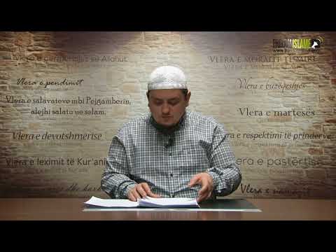 Vlerat | 42. Vlera e uljes së shikimit | Hoxhë Irfan Jahiu