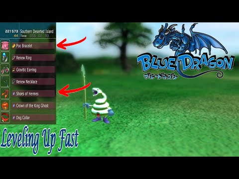 Blue Dragon Fast Way To Level Up  ( Xbox 360 ) Gameplay
