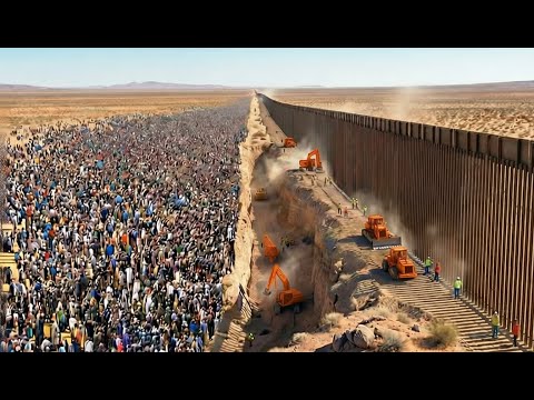 How America Built The Biggest Wall in Southern Border To Stop Millions of Migrants Every Year