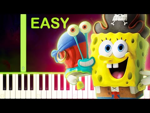 Big Guy - The SpongeBob Movie: Search for SquarePants - EASY Piano Tutorial