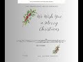 We Wish You A Merry Christmas For 2 Flutes