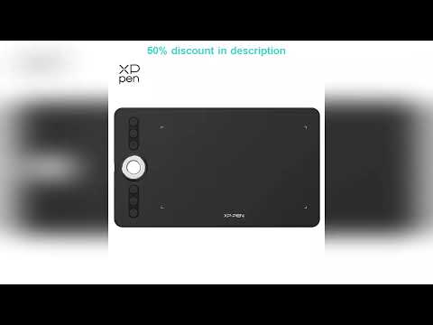 #XPPen Deco 02 Graphics Drawing Tablet Pen Tablet with P06 Battery-Free Passive Stylus and Shortc