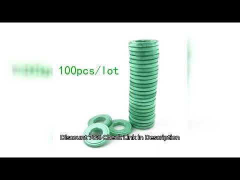 100pcs 7x15mm EURO-III common rail injector nozzle copper pad gasket for diesel injector sealing, di