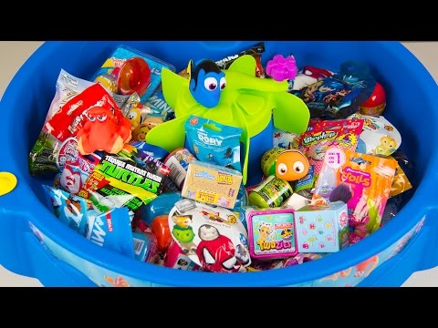 HUGE FINDING DORY SURPRISE POOL Toy Surprise Eggs Disney Toys Boy Toys Girl Toys Kinder Playtime Video