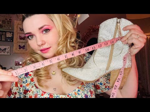 Measuring You For Shoe Fitting 👠 ♥️ ASMR PERSONAL ATTENTION • Typing • Soft Spoken • 