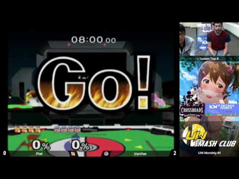 UWaterloo Melee Monthly #1 - Singles Losers Round 5 - Plat vs Vanitas