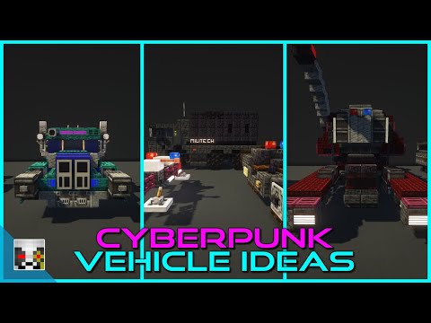 10+ Cyberpunk Vehicle Build Ideas - Minecraft 1.17+