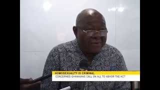 HOMOSEXUALITY IS CRIMINAL PROF MIKE OQUAYE