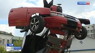 Житель Новокубанска собрал автомобиль-трансформер