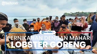 Kisah 6 Pasangan Pengantin Nikah Bareng di Pantai Krakal Gunungkidul dengan Mahar Lobster Goreng