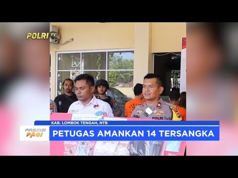 POLRES LOMBOK TENGAH TANGKAP PENGEDAR NARKOBA LINTAS PROVINSI