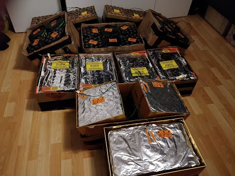 Nytår 2020/2021 - "Corona Vaccinen" - 27 batterier / 14kg nem.