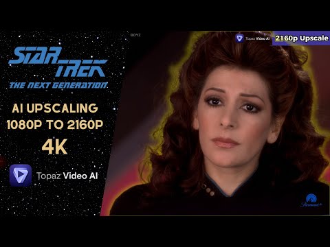5min No-Win Scenario | Troi and Riker | Star Trek: TNG S07E16 'Thine Own Self' | 4K 2160p, 24fps