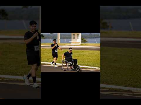 Corrida Porto a Porto em Porto Rico Paranã 13km 💨💨♿♿ #caminhoparaumavidamelhor #corrida #superação