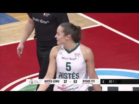 Spēles spilgtākie momenti no 10.03.2019. Baltijas līgas spēles pusfināls, TTT Rīga - Kaunos Aistes