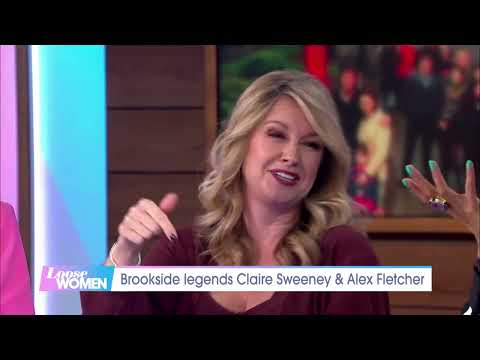 Brookside stars Claire Sweeney and Alex Fletcher on Loose Women - 3rd Feb 2023