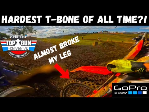 Have You Ever Seen a T-Bone THIS HARD?! ALMOST BROKE MY LEG!