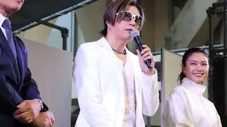 GACKT、映画の見どころは「ホリエモンの無駄遣い」　ブレイキングダウンがテーマ『BLUE FIGHT』[Japan News]でアクションにも挑戦