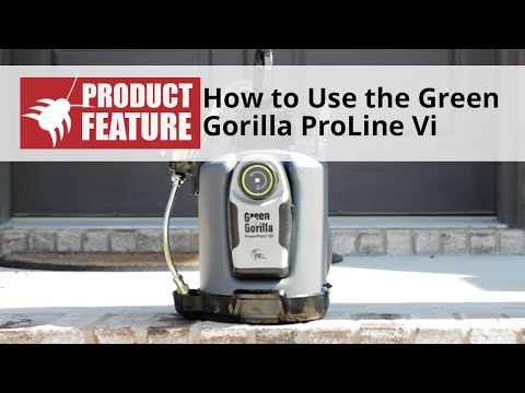  Green Gorilla ProLine Vi Battery Powered Electric Sprayer Video 