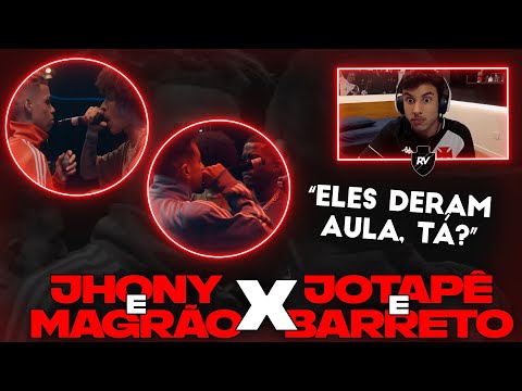 REACT DO RENATINHO: JHONY e MAGRÃO vs JOTAPÊ e BARRETO - ARMAGEDOM - 17/06/2023 - GRUPO A
