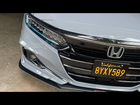 Part #1   2021-2022 honda accord Oem front grille removal and install #10thgenaccord