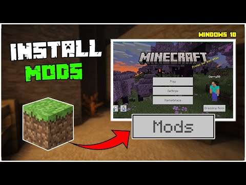 How To DOWNLOAD MODS in MINECRAFT WINDOWS 10 EDITION 1.20.12 (2023)