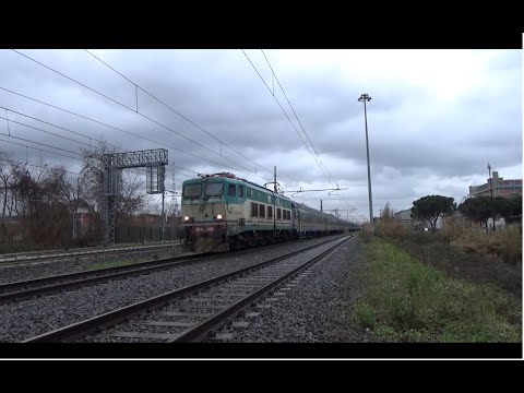 E656.560 con invio di carrozze sulla FL7: passaggi a Campoleone, Pomezia e Cisterna di Latina!!!