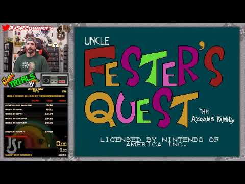 #28: Fester's Quest Any% Speedrun in 16:31! | The AVGN Trials of JSR