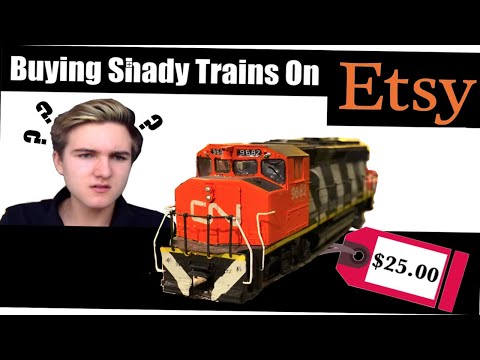 Buying Shady Model Trains Off Etsy