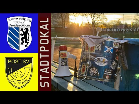 800 Zuschauer beim heißen Pokalderby | SpVgg Dresden Löbtau vs Post SV Dresden
