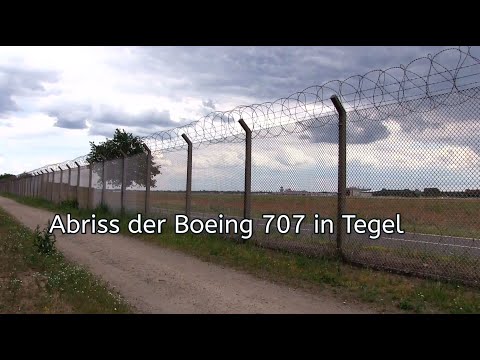 Abriss der Boeing 707, Flughafen Tegel (TXL)