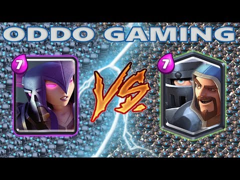 PEKKA + WITCH VS MEGA KNIGHT + WIZARD - CLASH ROYALE BATTLE #1