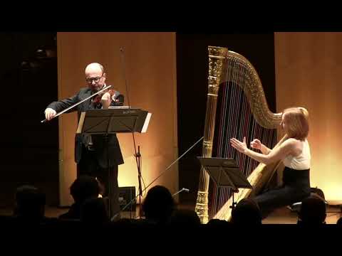 Camille St Saens, Fantaisie for Violin and Harp op.124, Anne-Sophie Bertrand and Laurent Weibel