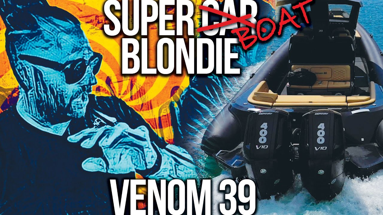 Ribco Venom 39 test drive at 60knots with 'Superboat Blondie'