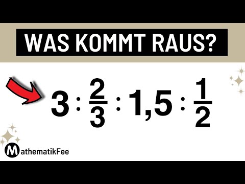 Viele scheitern an dieser Aufgabe! Und DU? - Was zuerst dividieren?