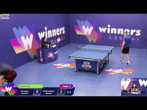 WINners CUP table 2  31.12   Arzanov Dmitrii - Aristarkhov Sergei  14:00