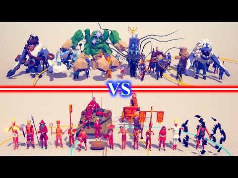 NEW SECRET Team vs LEGACY Team - Totally Accurate Battle Simulator TABS