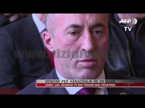 Shtyhet vendimi për Haradinaj - News, Lajme - Vizion Plus