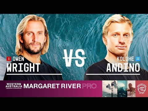 Owen Wright vs. Kolohe Andino - Round of 16, Heat 6 - Margaret River Pro 2019