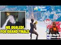 Mongraal *FREAKS OUT* After Qualifying for FNCS Grand Finals with MrSavage!
