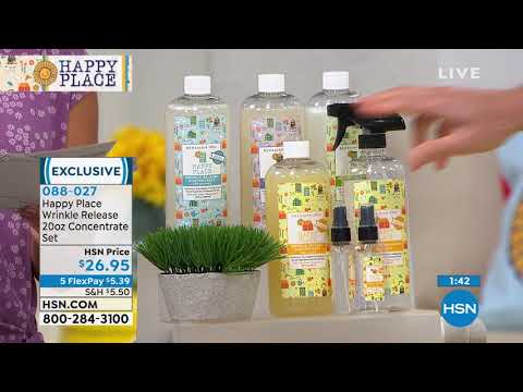 Happy Place Wrinkle Release 20 oz. Concentrate Set  Swee...